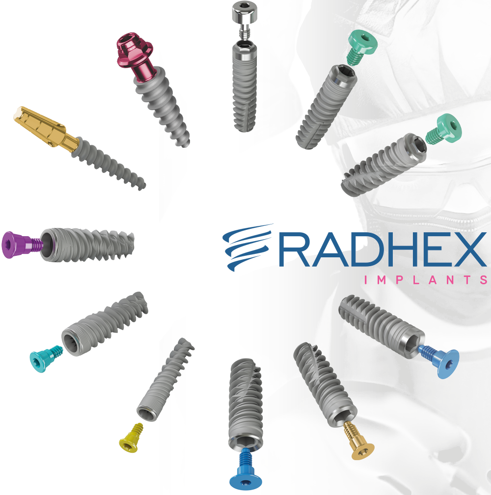 implantes dentales Radhex